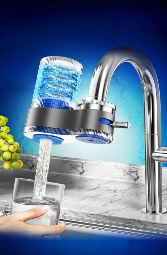🔥 Venerdì nero，Sconto del 50%.🔥Filtro per l'acqua del rubinetto con adattatore