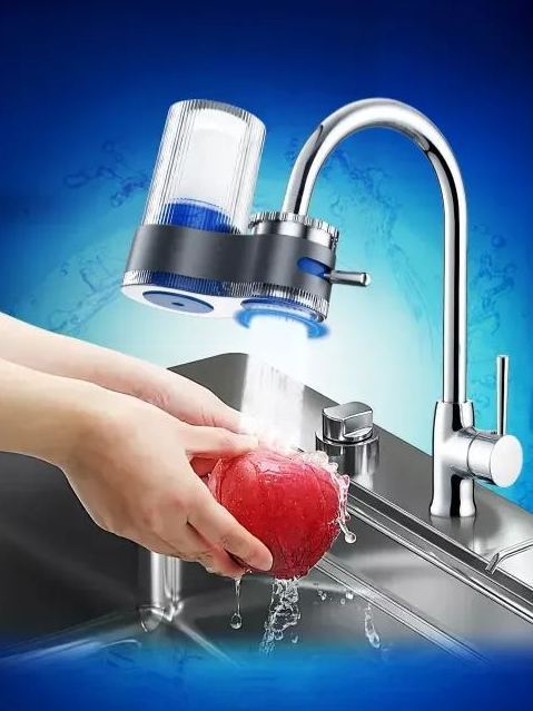 🔥 Venerdì nero，Sconto del 50%.🔥Filtro per l'acqua del rubinetto con adattatore