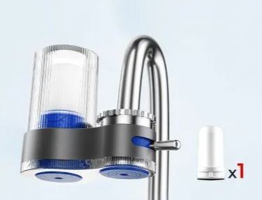 🔥 Venerdì nero，Sconto del 50%.🔥Filtro per l'acqua del rubinetto con adattatore