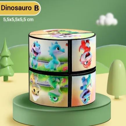 🔥 Giocattolo educativo per bambini, cubo di Rubik 3D Panda, blocchi di costruzione geometrici per il pensiero spaziale, deformazione e ribaltamento.