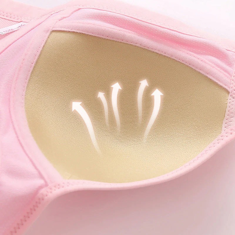 Biustonosz bawełniany 2025 z zapięciem z przodu, oddychający, przyjazny dla skóry 【1+1 gratis】