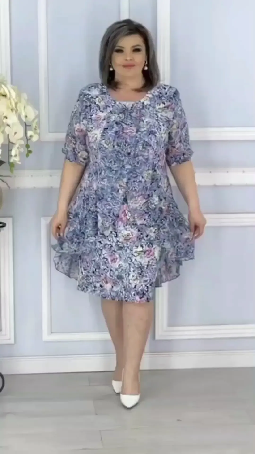 🔥【Acquista 1, ricevi 1 gratis】🔥【S-5XL】❤️👗Abito elegante plissettato