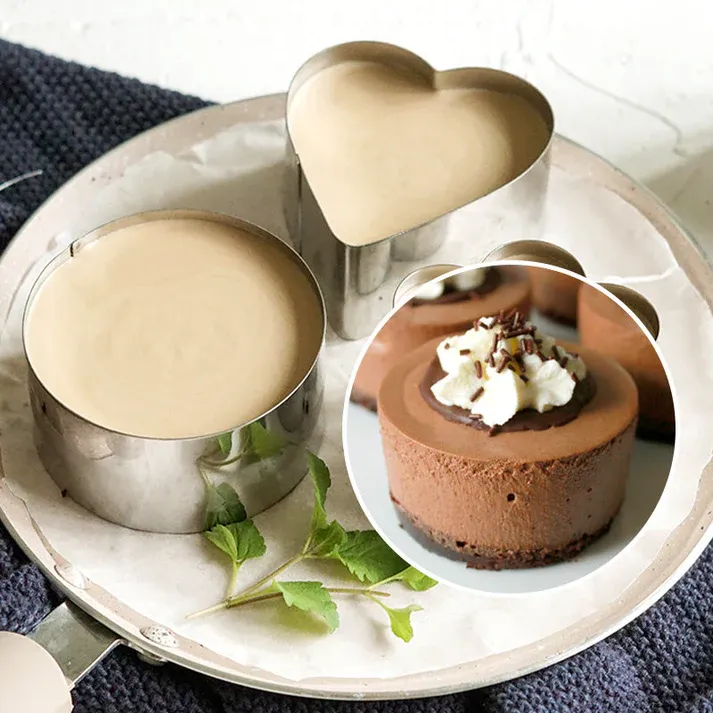 🎁【Regalo creativo】Stampi per cottura in acciaio inossidabile di varie forme