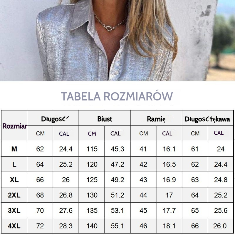 ✨ Damska koszula ze stójką na co dzień
