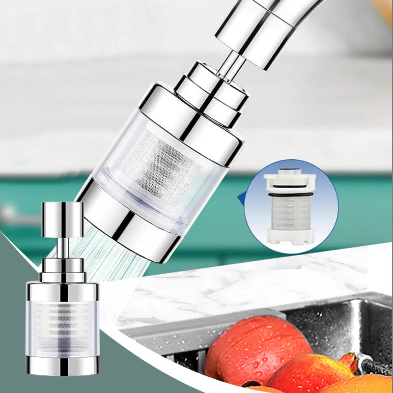 🔥 Venerdì nero，Sconto del 50%.🔥Filtro per l'acqua del rubinetto con adattatore