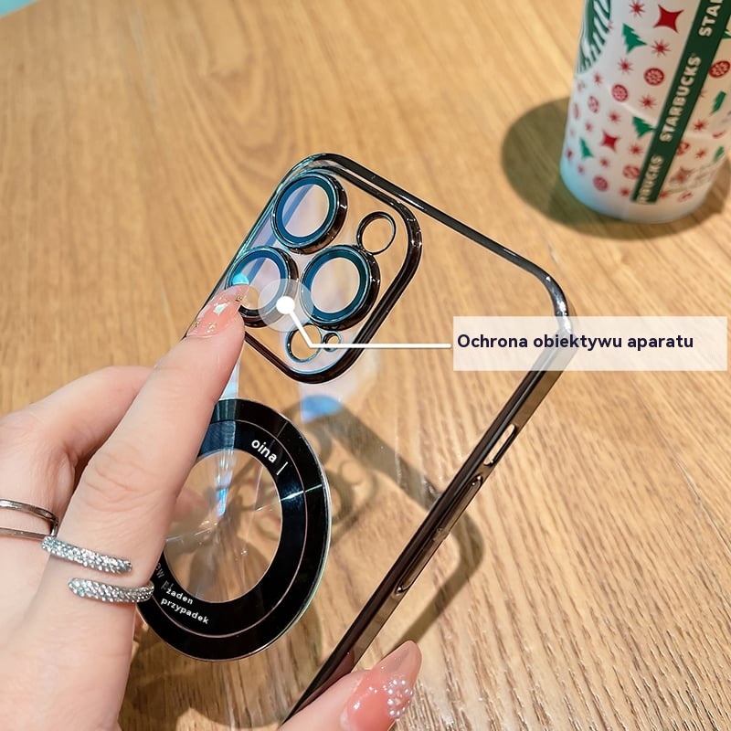 ✨Przezroczyste etui magnetyczne na iPhone