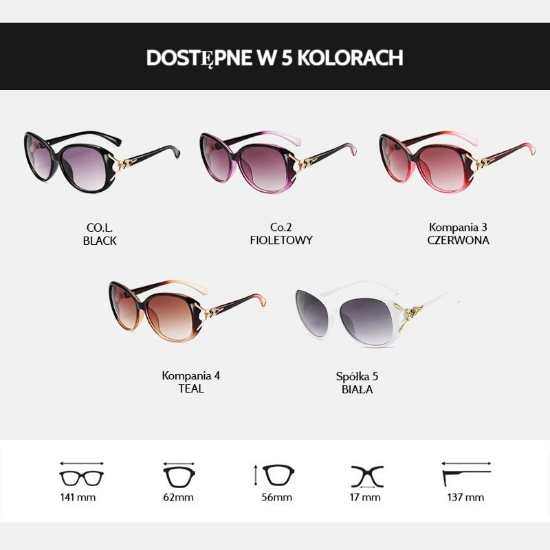 💕Ponadwymiarowe modne okulary przeciwsłoneczne dla kobiet