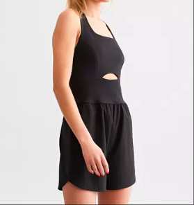 Tuta con spalline e cut-out