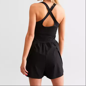 Tuta con spalline e cut-out