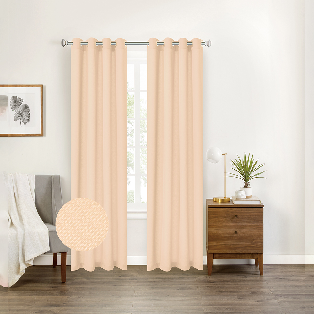 Twill Curtain Livingroom White