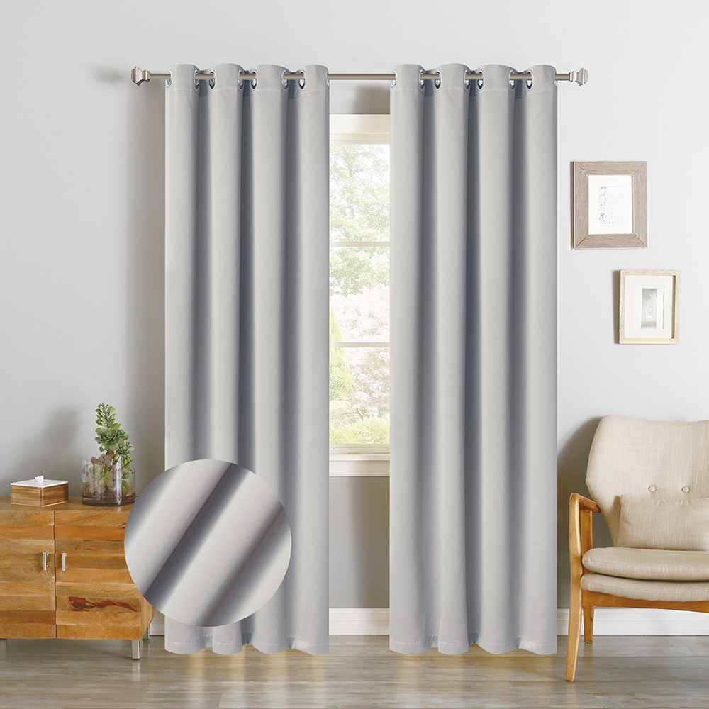 Single-side Curtain Mint Light Blue Gray