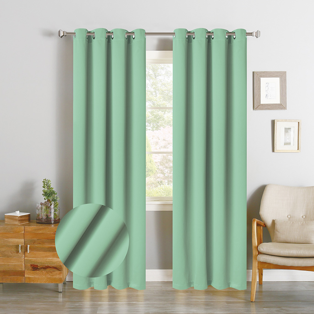 Single-side Curtain Mint Light Mint Green