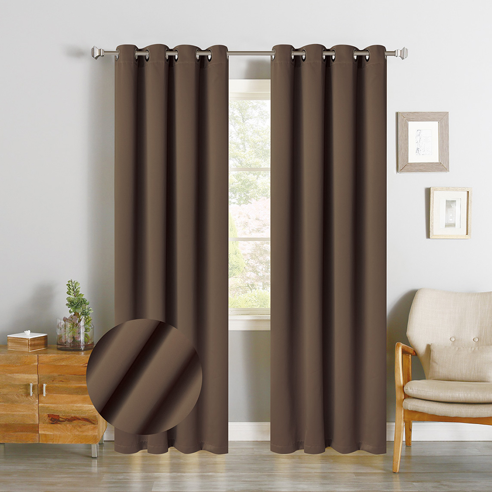 Single-side Curtain Light Dark Brown