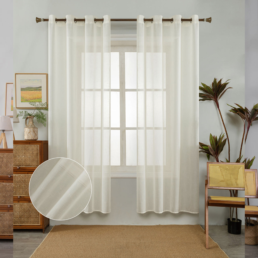 Linen Curtains Livingroom Pearl