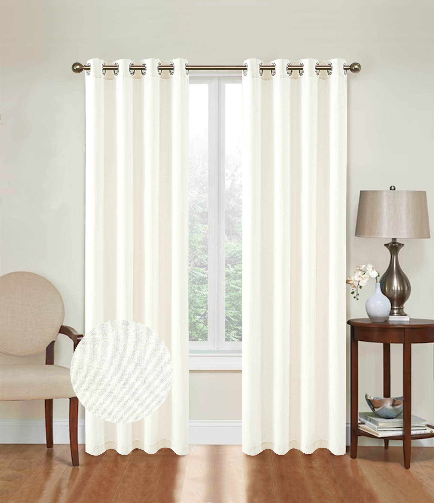 Polyester Curtain Pearl