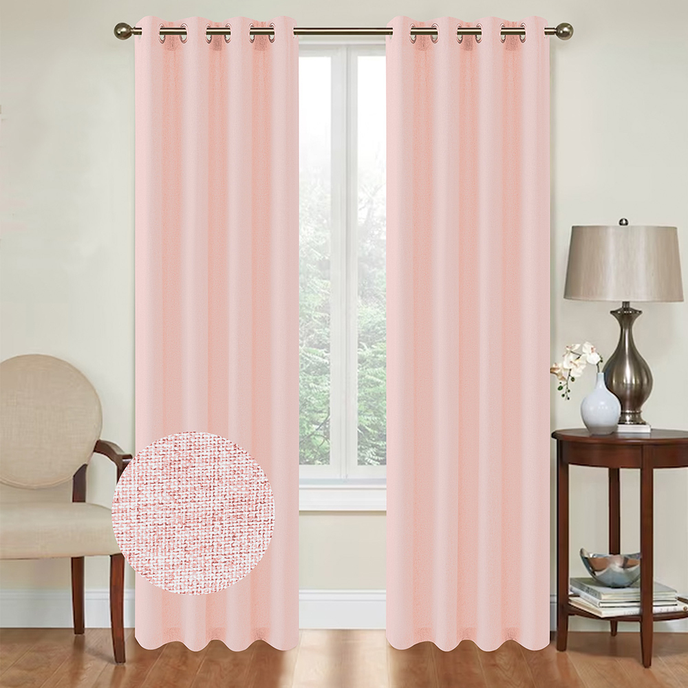 Polyester Curtain Pink