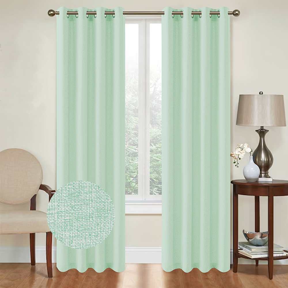 Polyester Curtain Mint Green
