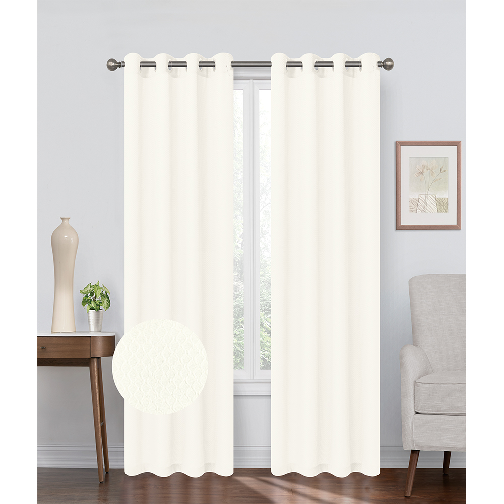 Curtain Jackquard Livingroom Pearl