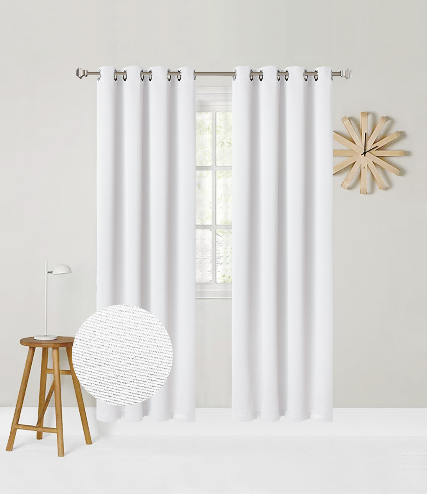 Light Filtering Curtains White
