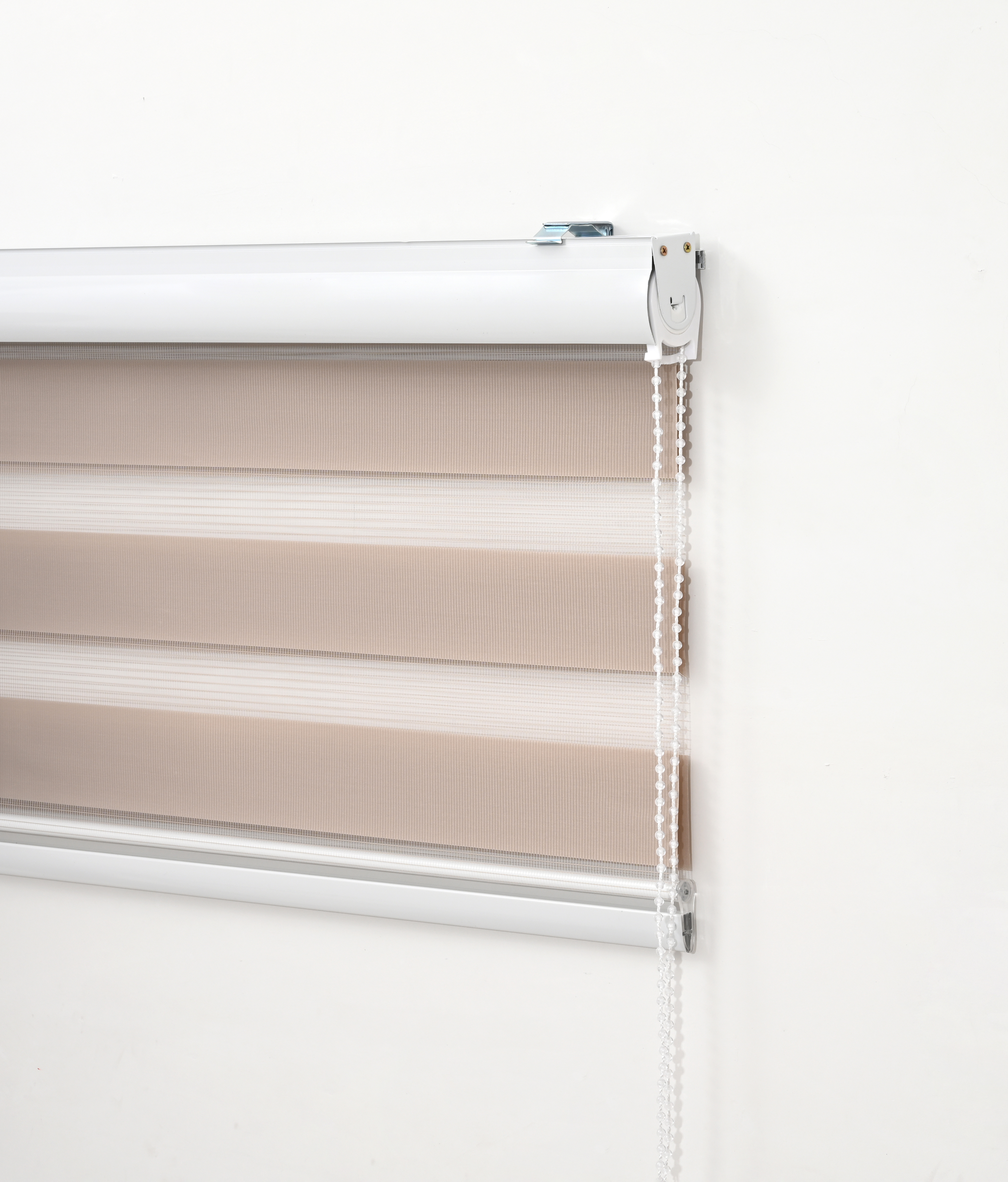 Double Layer Laminated Curtain Grey Coffe PF05-6031