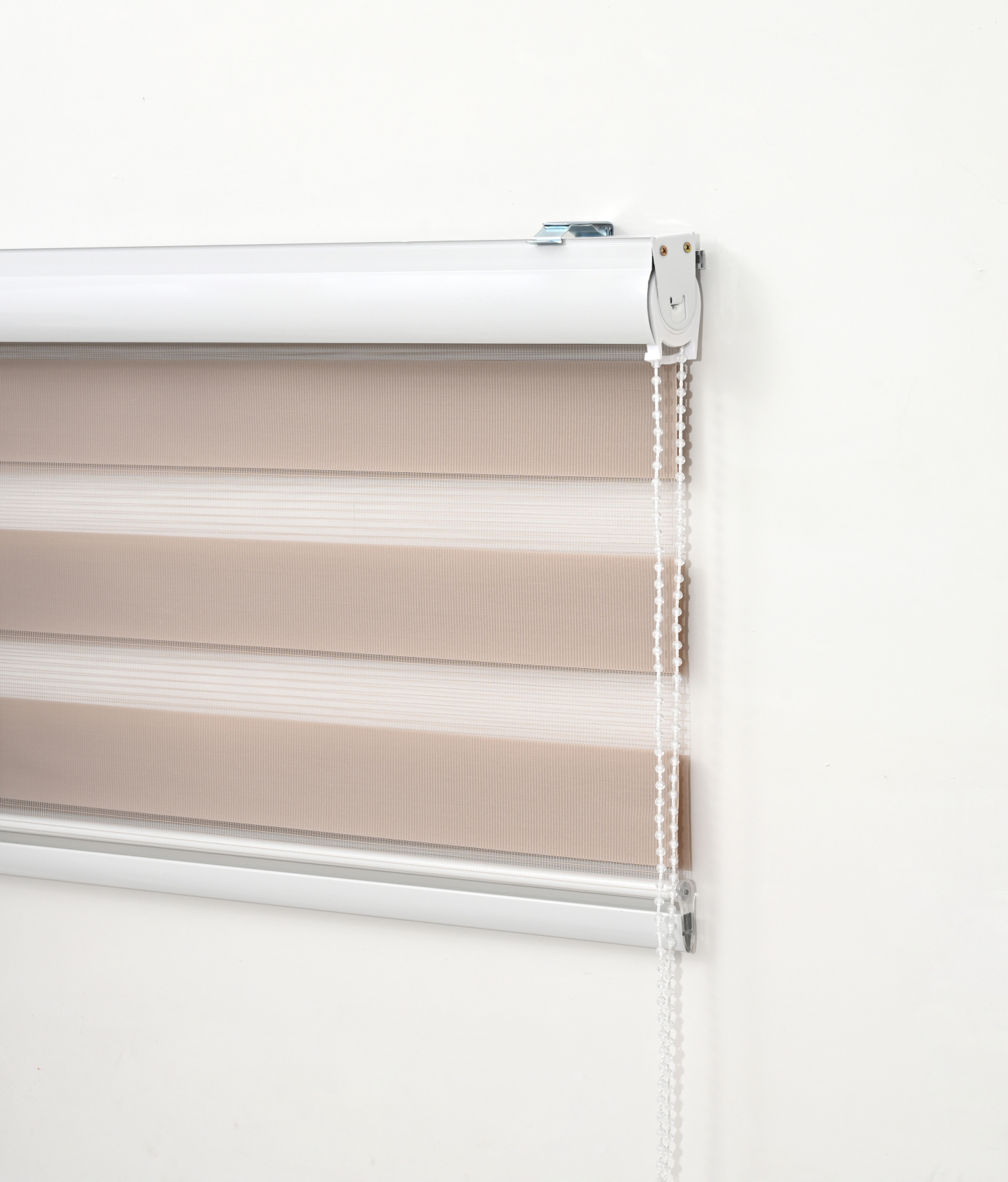 Double Layer Laminated Curtain Grey Coffe PF05-6031