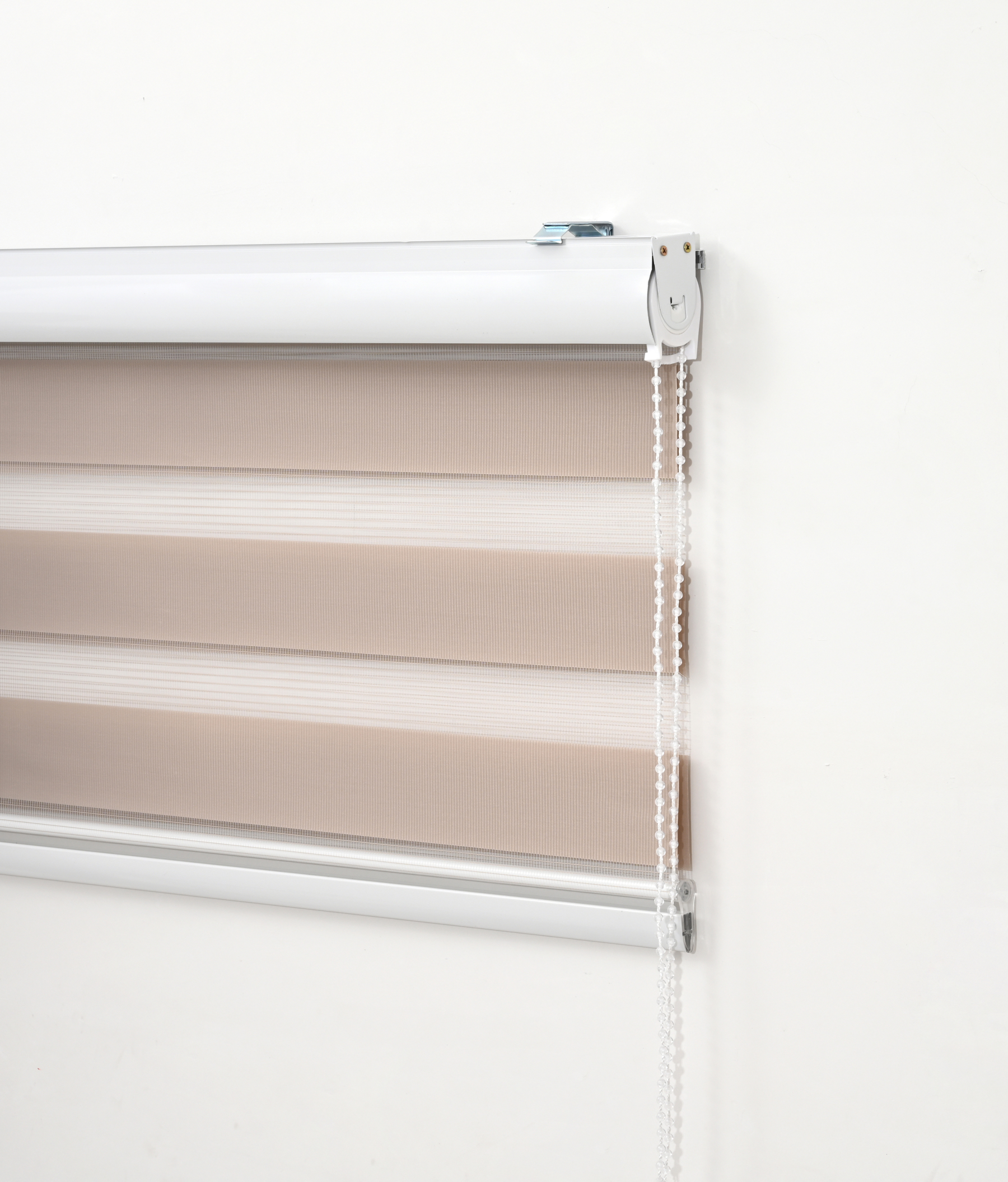 Double Layer Laminated Curtain Grey Coffe PF05-6031