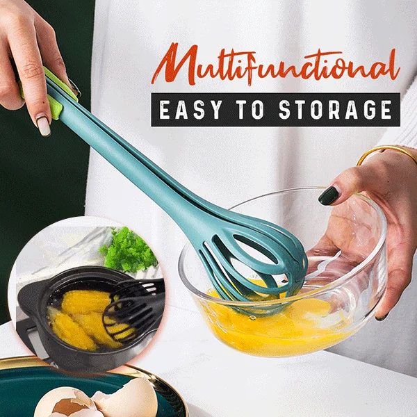 ( Promotion- SAVE 40% OFF)Kitchen Tongs Egg Whisk🔥BUY MORE SAVE MORE🔥