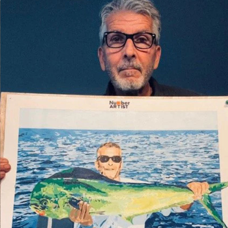 Customized Personalized Photo Oil Painting DIY Kit | Handmade Painting Gift Kit