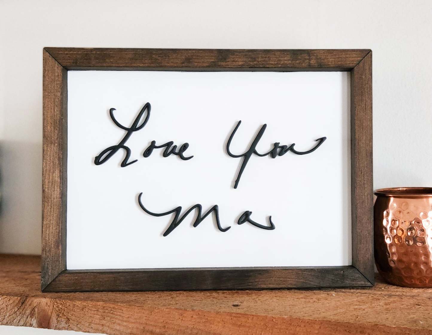 Custom Handwriting Sign
