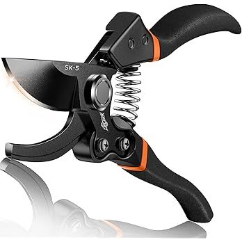 Leaflooms 8.5" Professional Bypass Garden Scissors & Clippers for Branch Trimming