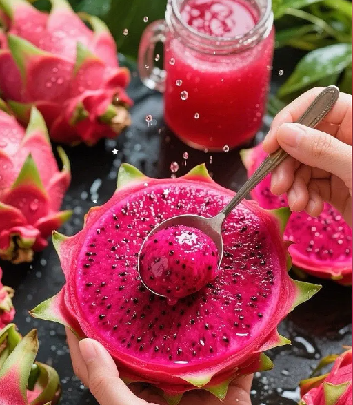 Dragon Fruit Seeds for Planting – Fast Growing Pitaya Cactus, Non-GMO Tropical Fruit Plant for Indoor & Outdoor Garden, Easy to Grow