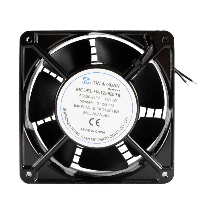 120x120x38MM AC Axial Flow Cooling Fan (7 Blades)