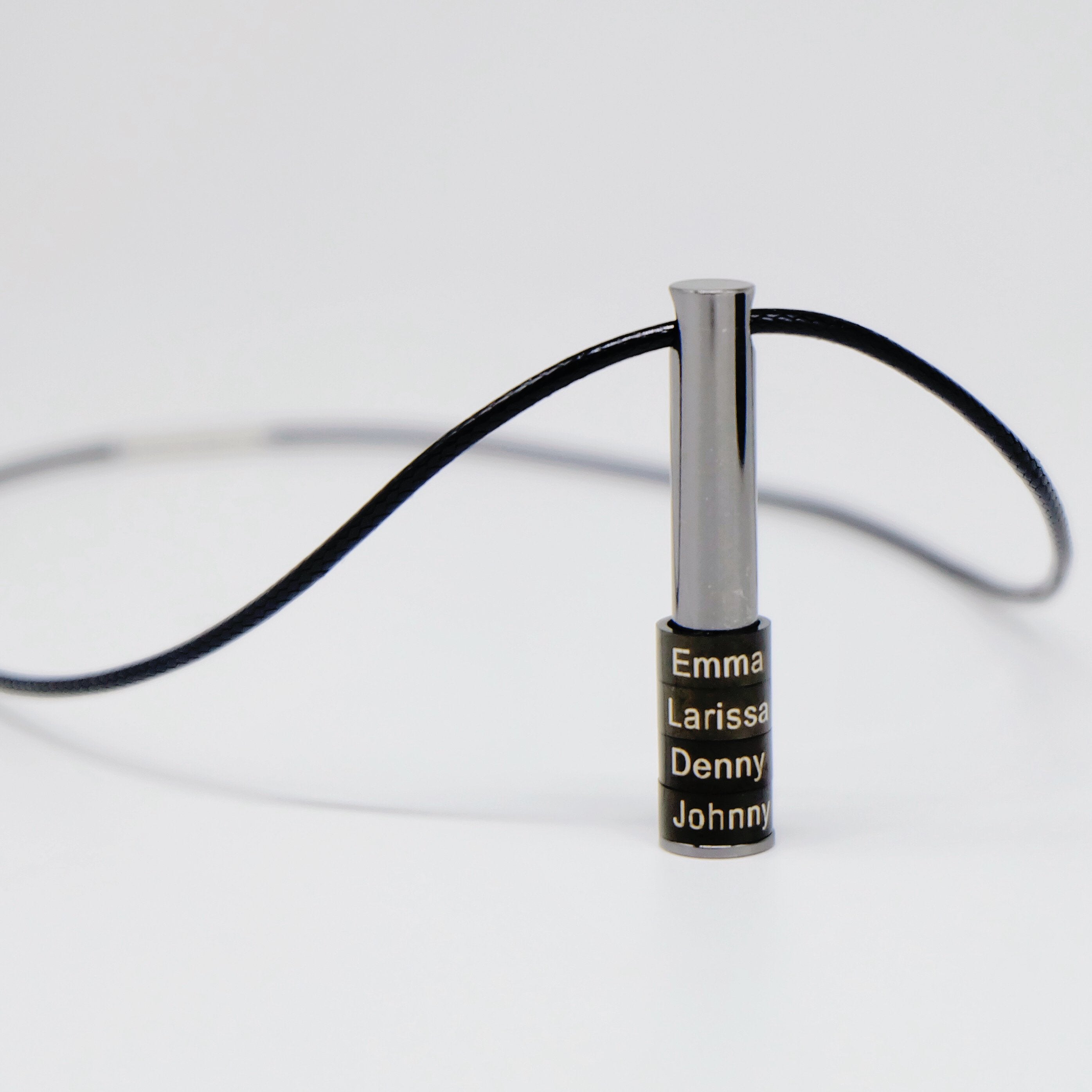 Engraved Family Name Bar Necklace For Men-A Loves Gift