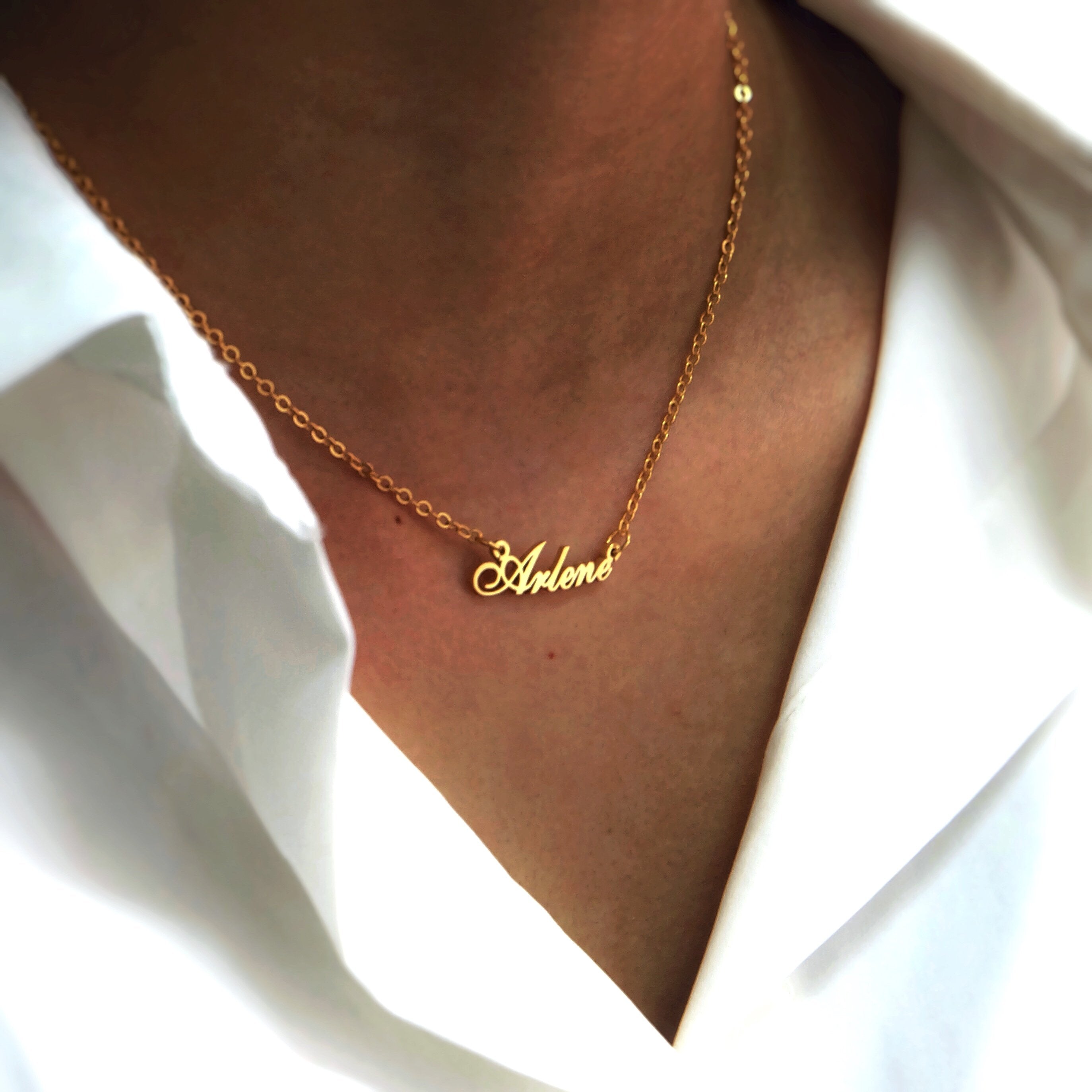 Personalized Classic Name Necklace-A Loves Gift