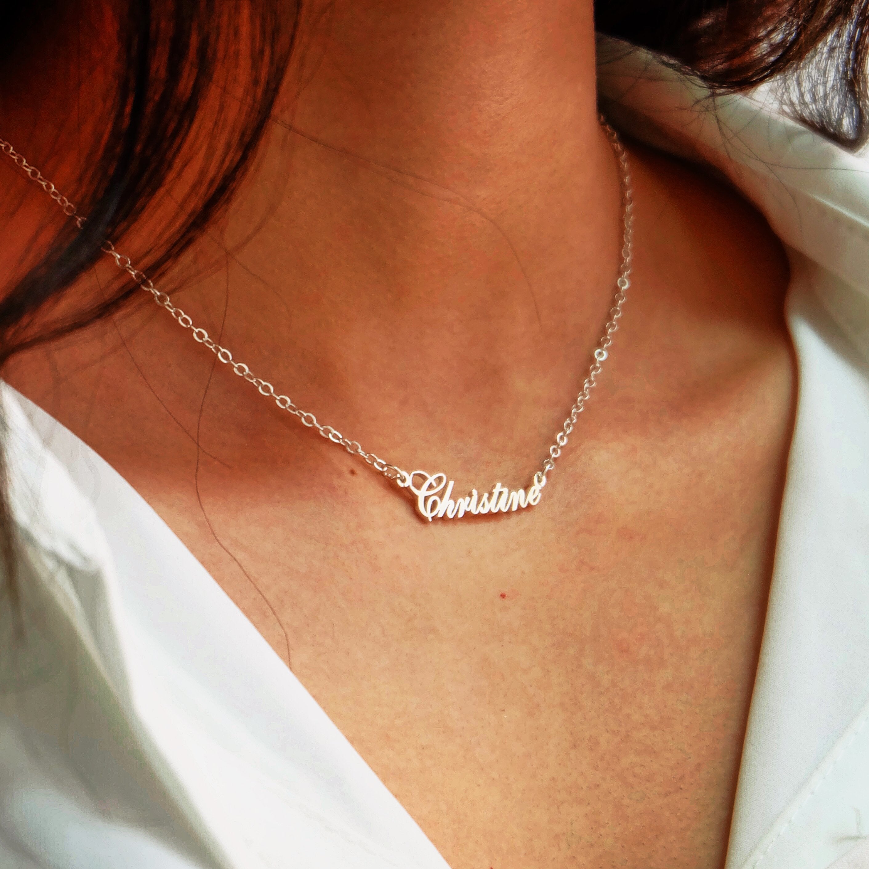 Personalized Classic Name Necklace-A Loves Gift