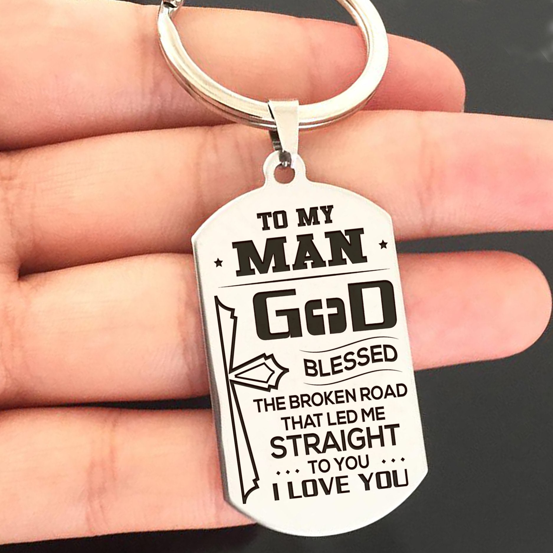 MY MAN - LOVE YOU - KEY CHAIN 1