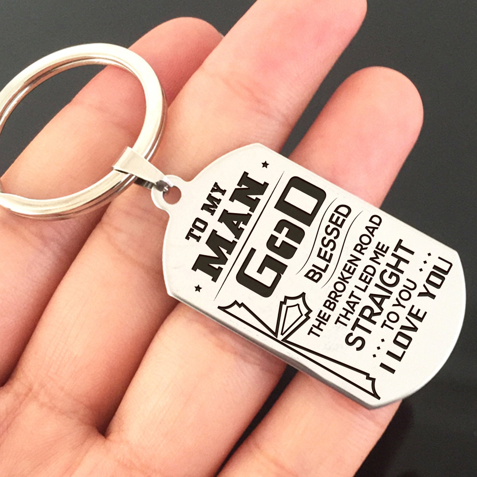 MY MAN - LOVE YOU - KEY CHAIN 1