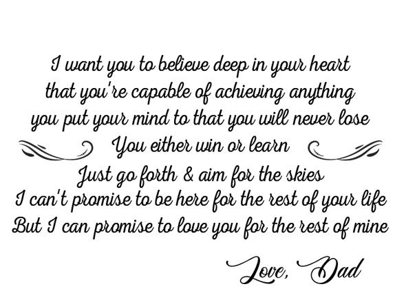 DAUGHTER DAD - NEVER LOSE - VINTAGE JOURNAL