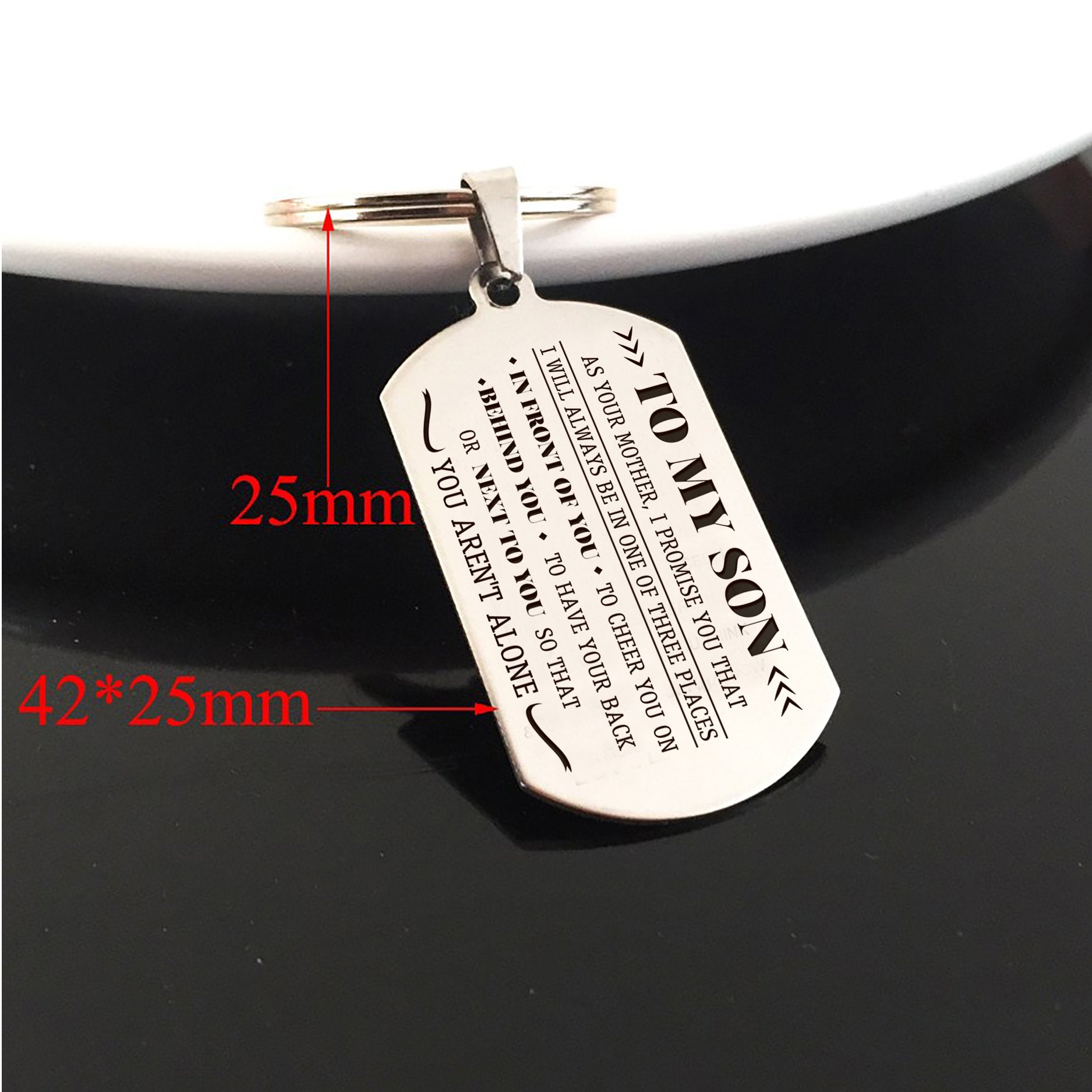 SON MOTHER - THREE PLACES - KEY CHAIN 1