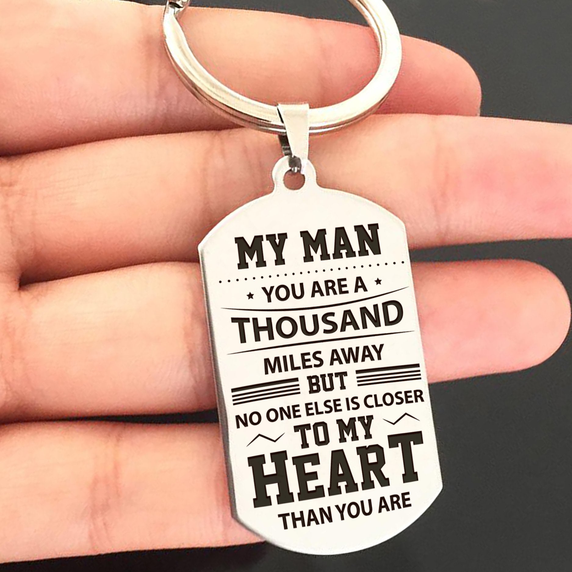 MY MAN - CLOSER - KEY CHAIN 1-A Loves Gift