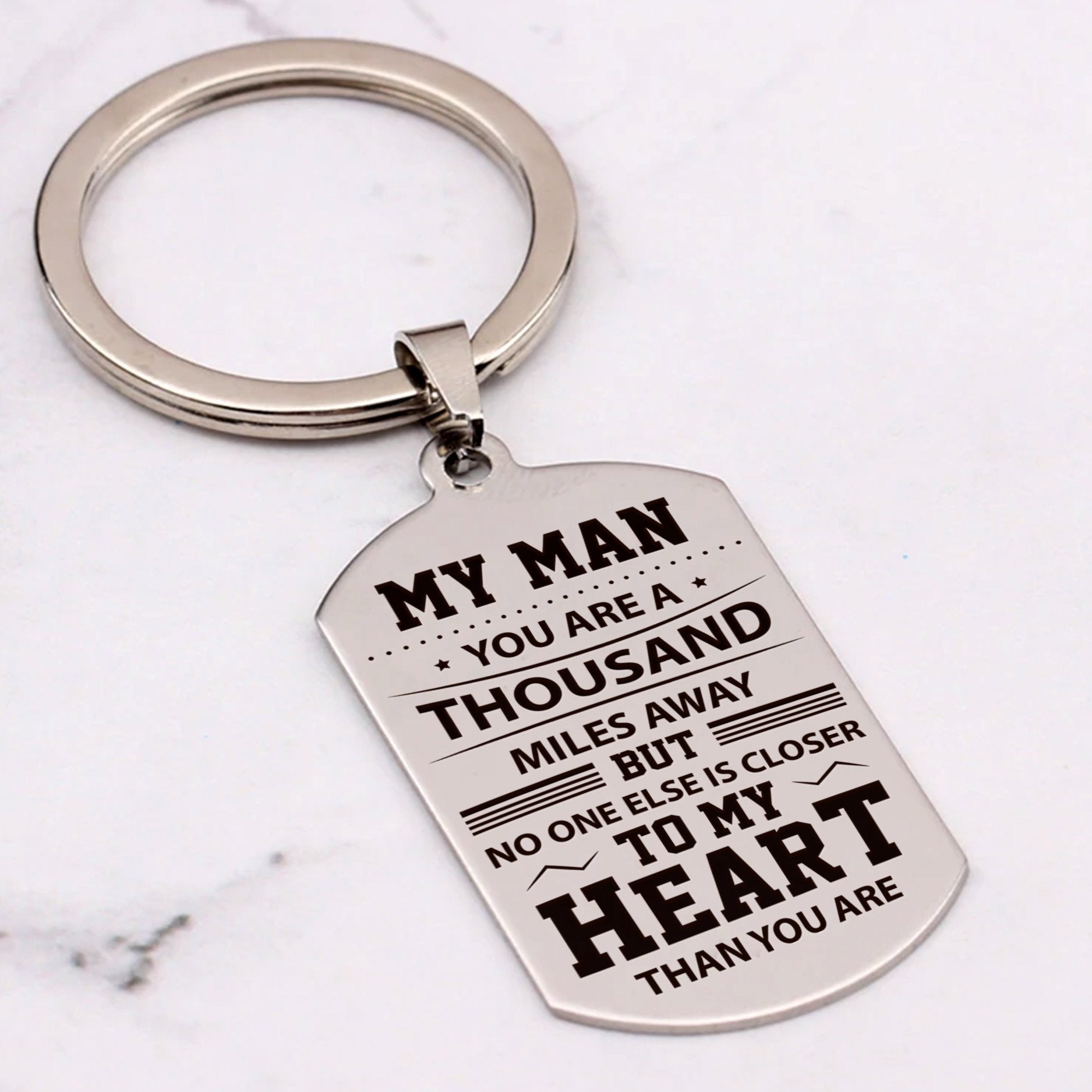 MY MAN - CLOSER - KEY CHAIN 1-A Loves Gift