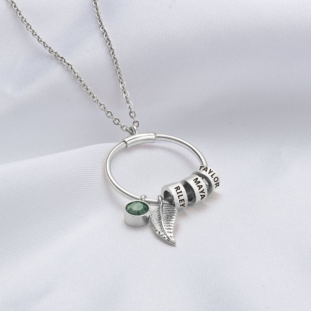 Linda Circle Pendant Necklace-A Loves Gift