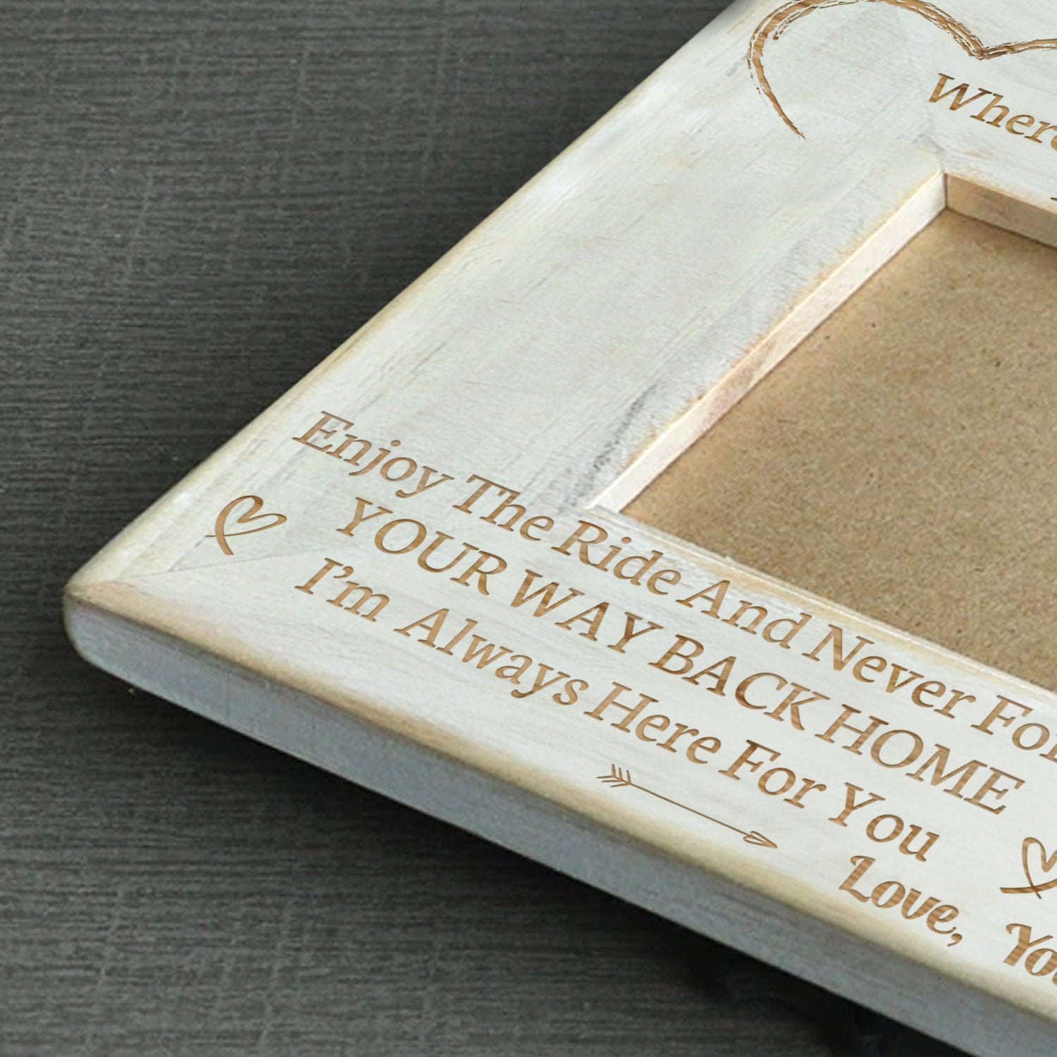 DAUGHTER DAD - ALWAYS BE SAFE - WOOD FRAME