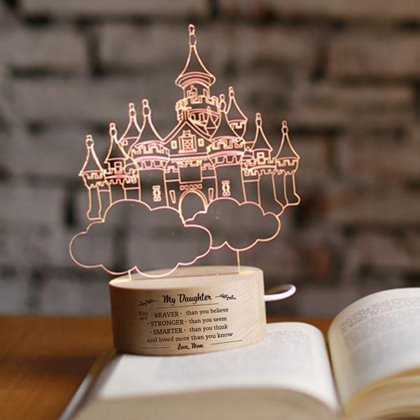 DAUGHTER MOM - BRAVER - LAMP