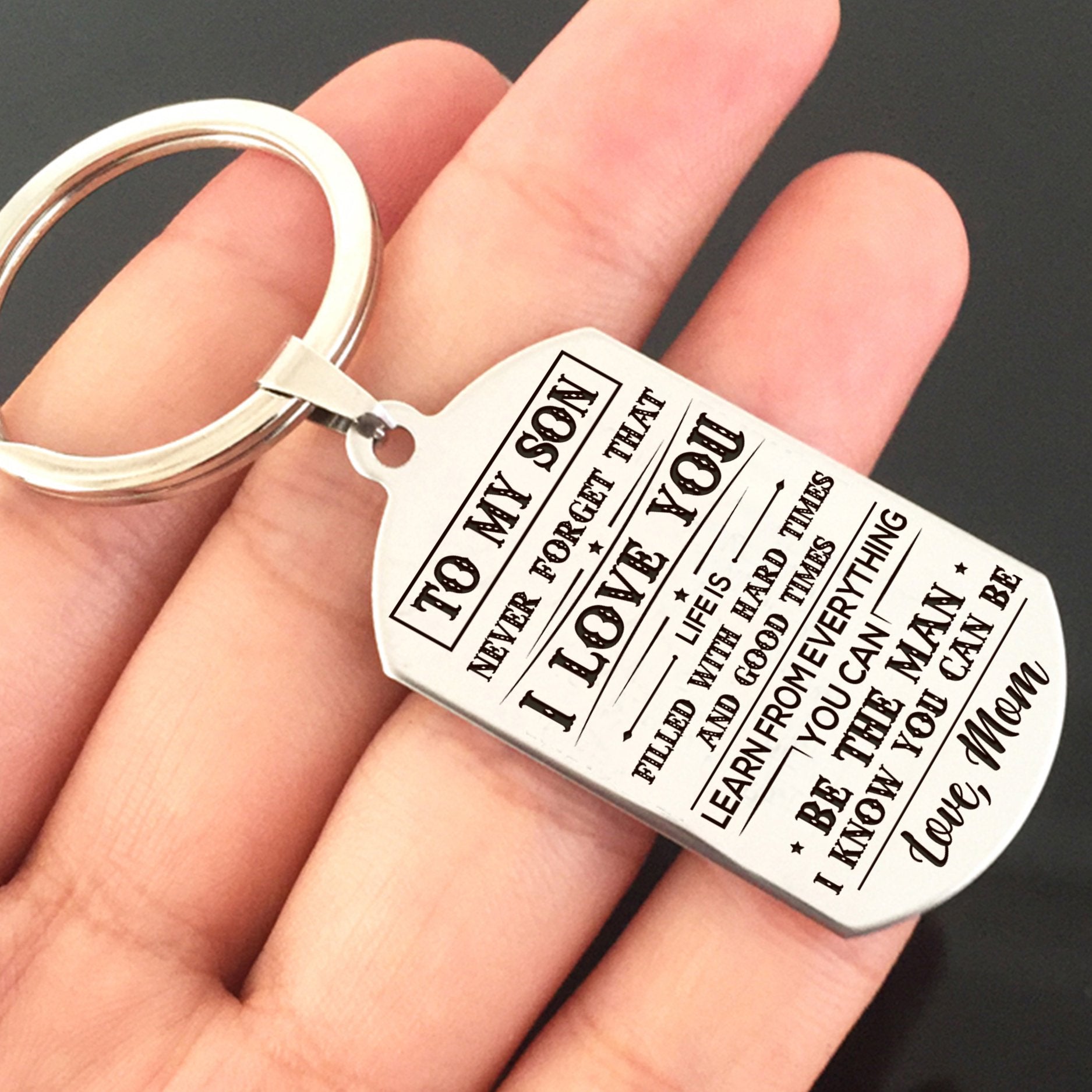 SON MOM - NEVER FORGET - KEY CHAIN 1