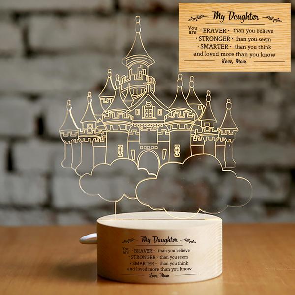 DAUGHTER MOM - BRAVER - LAMP