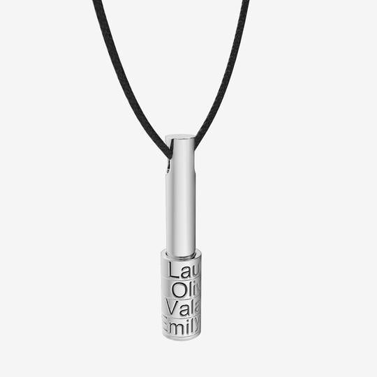 Engraved Family Name Bar Necklace For Men-A Loves Gift