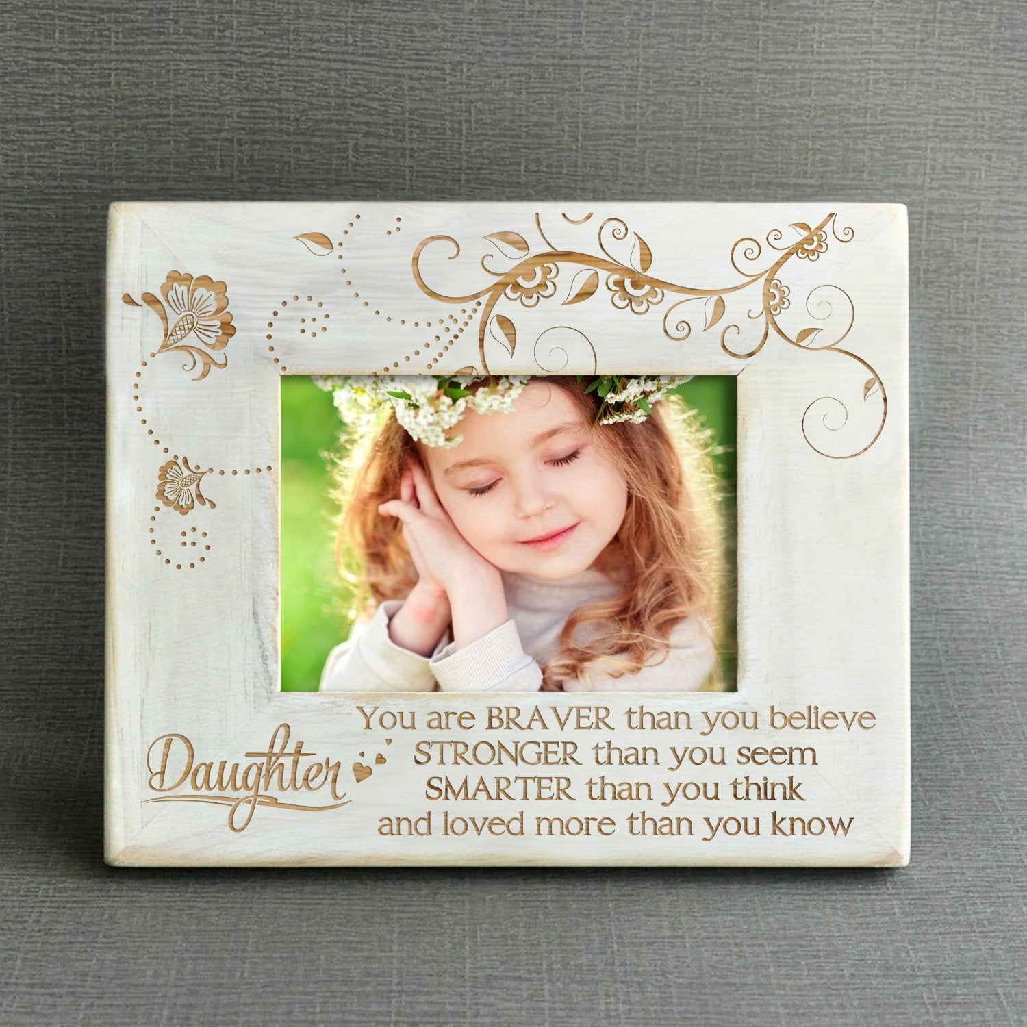 MY DAUGHTER - YOU ARE LOVED MORE - WOOD FRAME