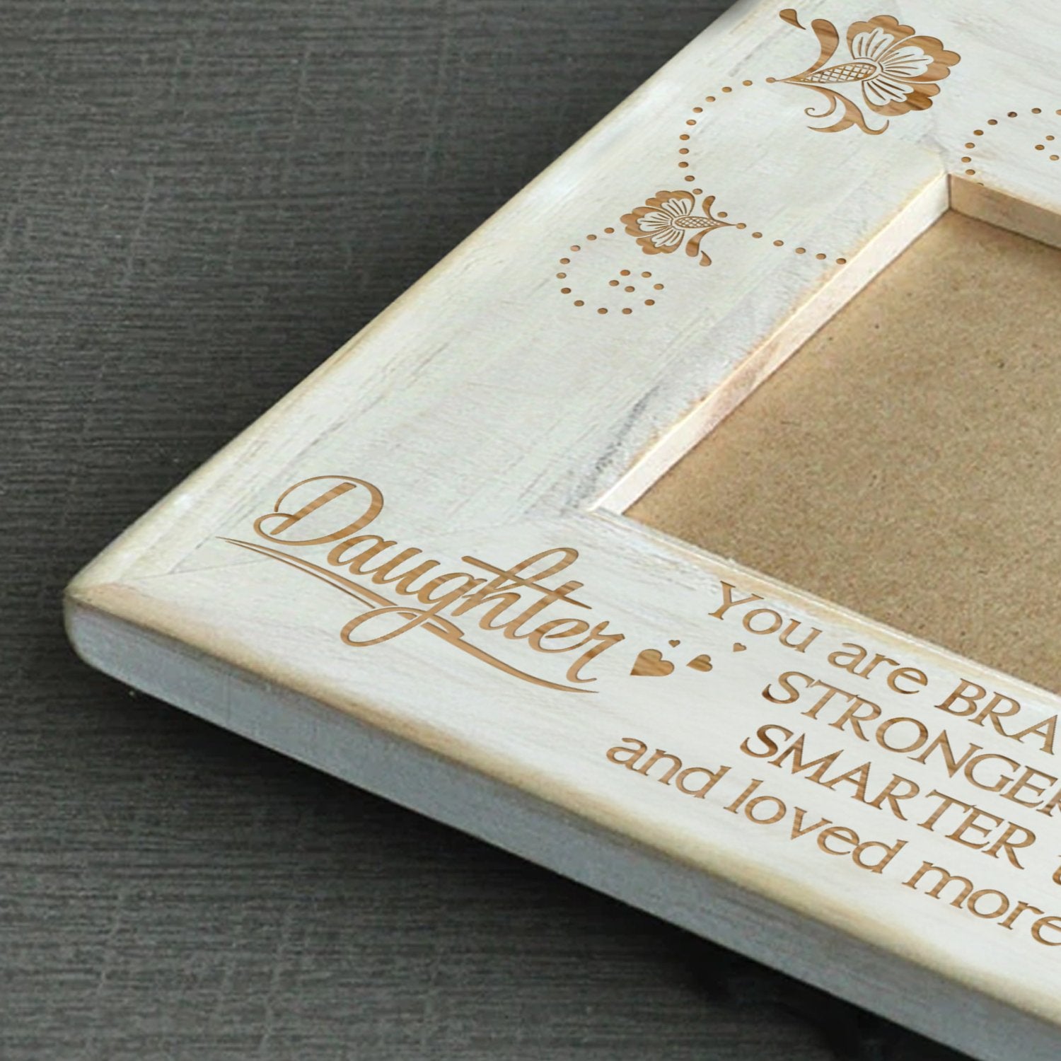 MY DAUGHTER - YOU ARE LOVED MORE - WOOD FRAME