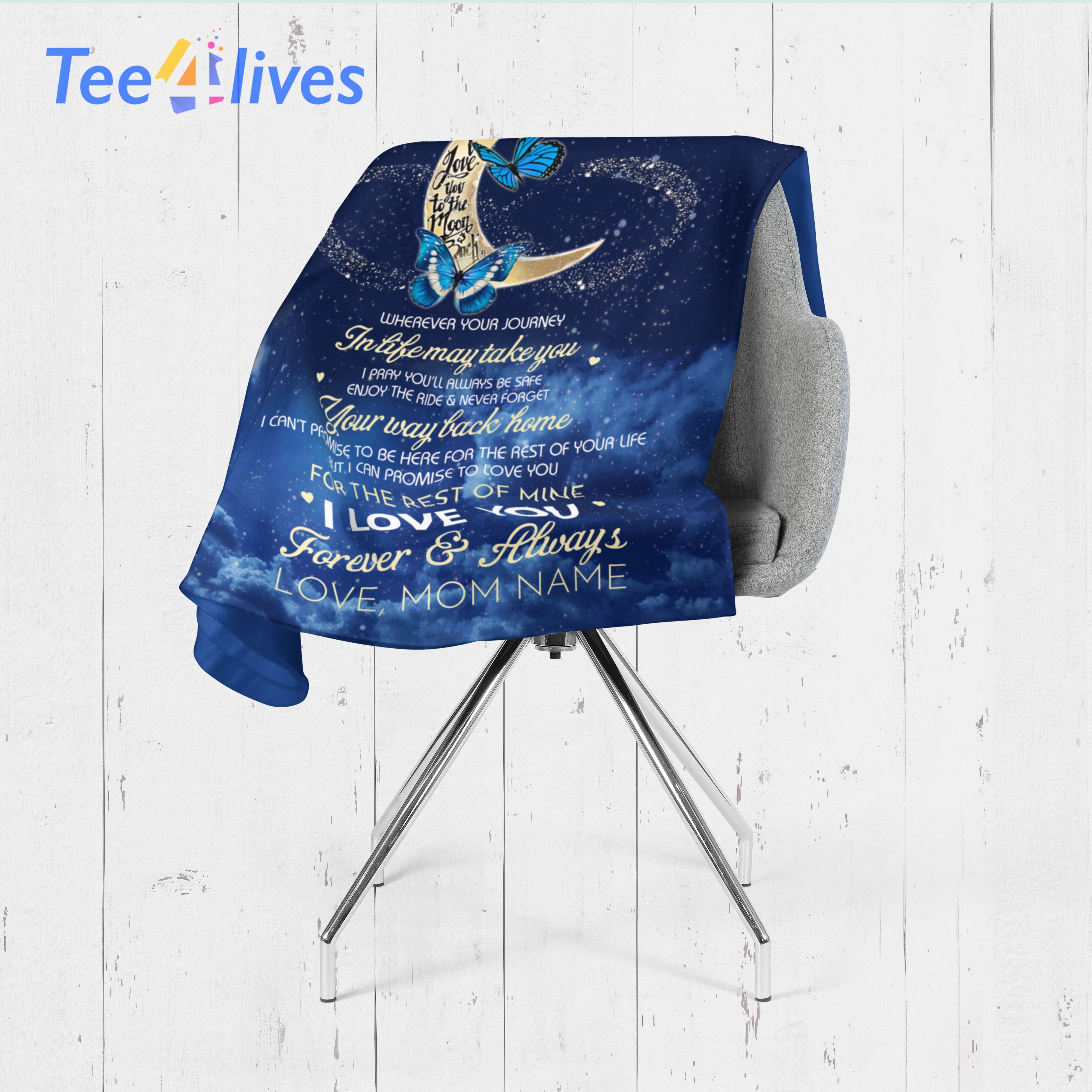 Custom Blanket To My Daughter Personalized Name Blanket - Gift for Daughter-A Loves Gift